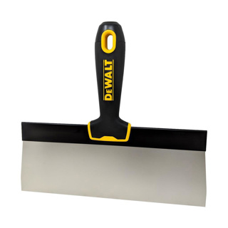 DeWalt Stainless-Steel Taping Knife w/ Soft Grip Handle, 8in