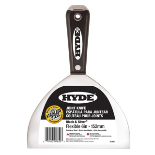 Hyde Black & Silver Stainless-Steel Hammerhead Flex Joint Knife, 6in