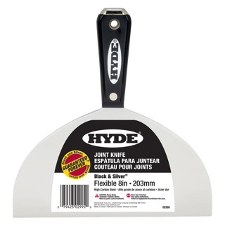 Hyde Tools Carbon Steel Flexible Hammerhead Joint Knife, 8in