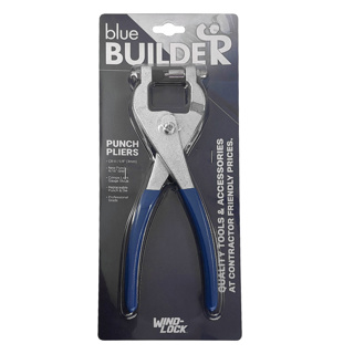 Blue Builder Grid Punch Pliers
