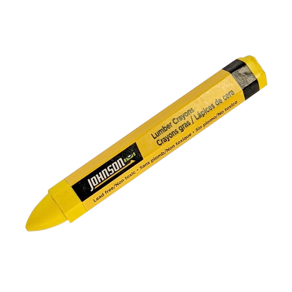 Johnson Level 40-0656 Black Lumber Crayons - 3/Pack