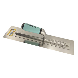 Co.Me 381INFX Stainless-Steel Trowel, 16in w/ Comfort Soft Handle
