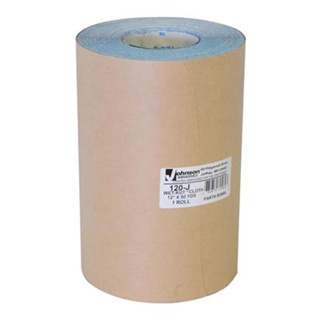 Johnson Abrasives Wet-Kut Sandpaper Roll, 12in x 50yd, 120 Grit