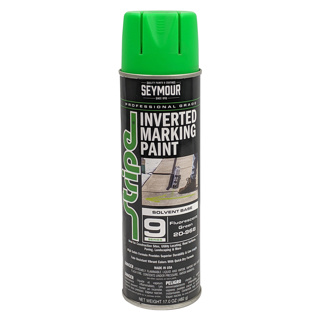 Seymour Green Fluorescent Upside Down Paint, 20oz Solvent Based
