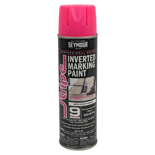 Seymour Pink Fluorescent Upside Down Paint, 20oz Solvent Based