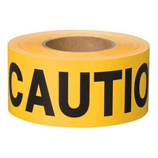 Shurtape Yellow Caution Tape, 3in x 300ft
