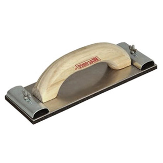 Wal-Board Tool Hand Sander, 3-1/4in x 9-1/4in w/ Wood Handle