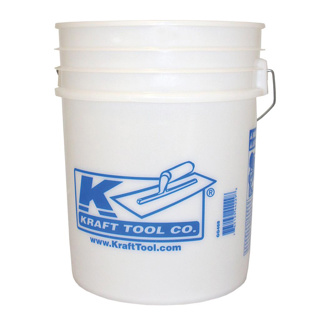 Kraft Tool 5 Gallon Plastic Bucket without Lid 