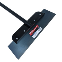 Advance Floor Scraper w/ 5ft Metal Handle, 18in Spring Steel Blade 