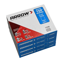 Arrow Fastener T50 9/16in Flat Crown Staples, 5000/pk