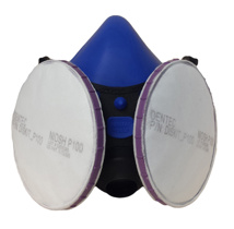 Comfort-Air Diskit P100 Silicon Half Mask Respirator, Medium