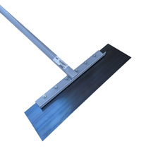Wal-Board Tool Floor Scraper w/ 5ft Tubular Steel Handle, 18in Blade